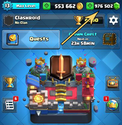 clash royale mod apk, cr mod apk, unlimited gems in clash royale, clash royale free gems